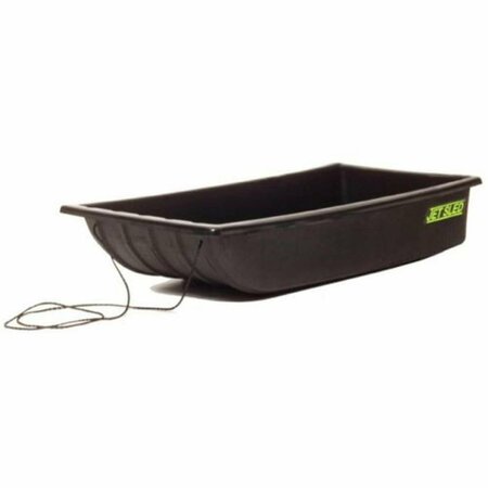 SHAPPELL LAKER 54 in. JS1 Jet Sled Gear Hauler Hunting Decoy Carrier Heavy Duty Ice Fishing, Black SH571478